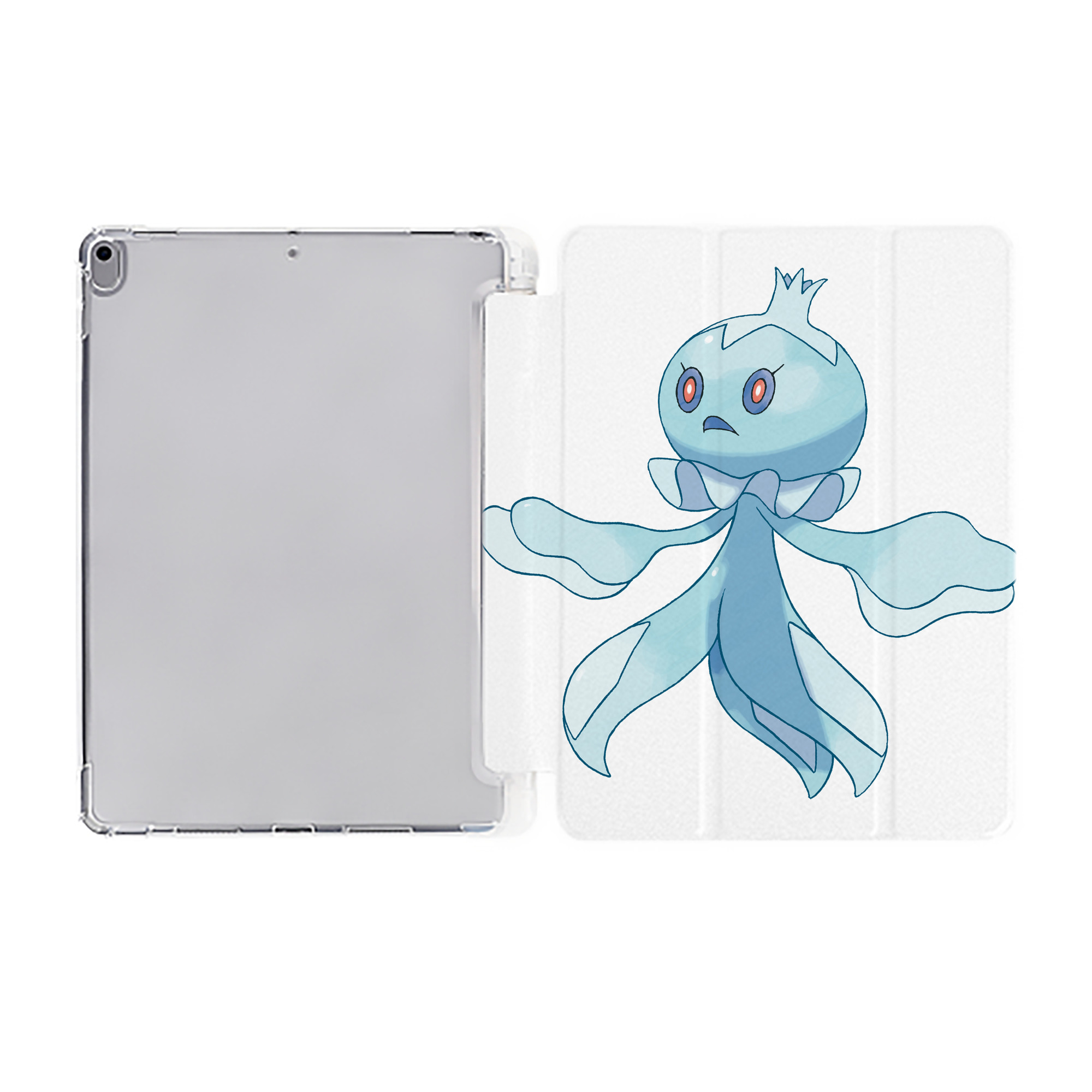 （画像用） ポケットモンスター Pokémon IPad ケース ペン収納付き 三つ折りスタンド PUレザー×シリコン 対応機種9.5/10.5/10.9インチ